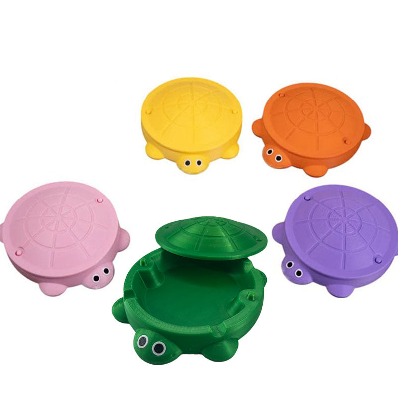 Mini Turtle Sandbox Desk Toy with  Small Tools, Mini Zen Garden Fidget Stress Relief Toys for Adults and Kids, Desktop Decor Accessories for Home and Office