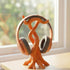 3D-printed modern headphone stand, compatible with various headphones (gaming headsets, Bluetooth headsets, etc.) Orange