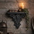 3D-printed Gothic wall shelf brackets add a touch of classic Gothic elegance to your interior. Black