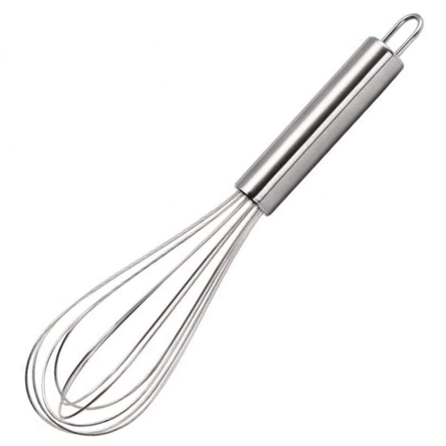 10 Inch Stainless Steel Manual Hand Whisk Handheld Egg Beater Mixer Home Kitchen Tool for Whipping Cream Batter Egg Mixing Baking