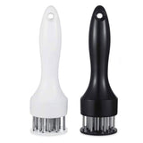 Black – 21 Needles Food-Grade Stainless Steel Meat Tenderizer, Household Manual Steak Tenderising Tool, Meat Piercing Breaker for BBQ Beef, Pork & Chicken