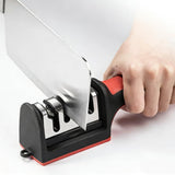 Three sections Handheld Diamond Knife Sharpener, Multifunctional Quick Sharpening Stone for Household Kitchen, Fast Blade Edge Restoration Tool