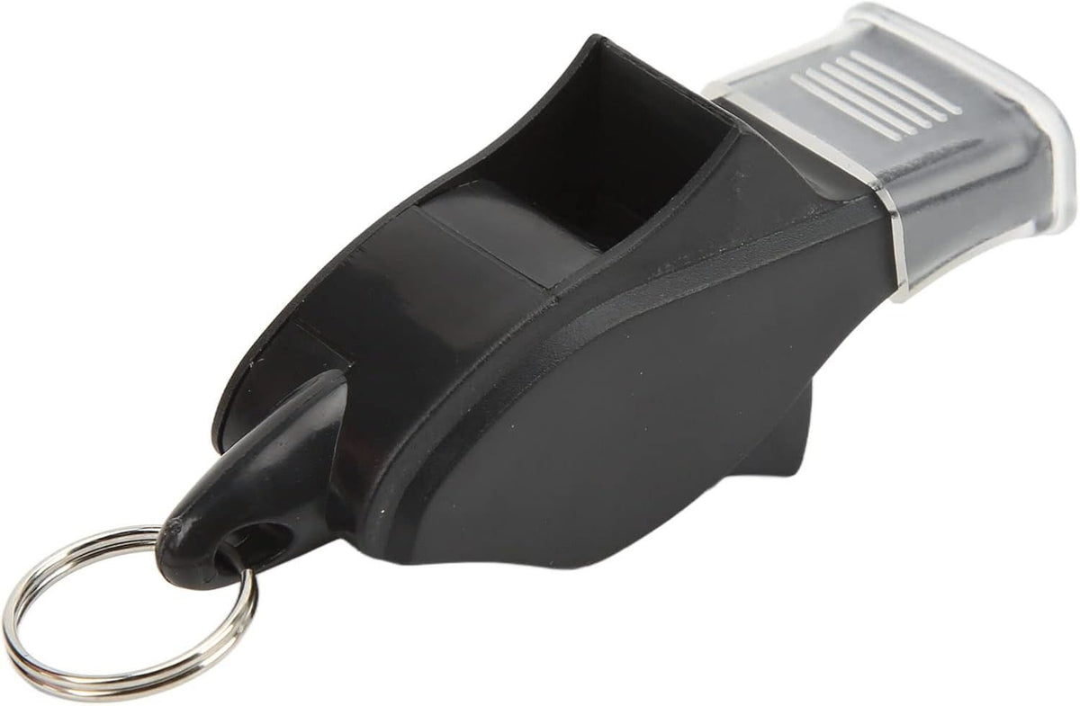 100 Pack Pea-less Plastic Whistles with Lanyards, Loud Crisp Sound Sports Whistle for Coaches, Referees & Officials, Durable Lightweight Outdoor Training Equipment