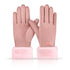 Gloves for Women Girl, Winter Touch Screen, Comfortable and Warm Double-Sided Velvet Lining Thickened Warm Glove,Pink