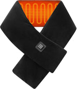 Heated Scarf for Women & Men, Rechargeable Neck Heating Wrap with 3 Heat Settings, Portable Electric Neck Warmer, Fast Heating for Office, Outdoor Winter Warm Gift,Black