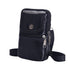 Black genuine Leather Men’s Crossbody Waist Bag, Multifunctional Belt Pouch, Portable Outdoor Phone & ID Card Holder, Casual Fanny Pack for Daily‑use