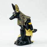 Ancient Egyptian Anubis Wine Rack - Creative Resin Craft Wine Bottle Holder, Home Bar Cabinet Decoration