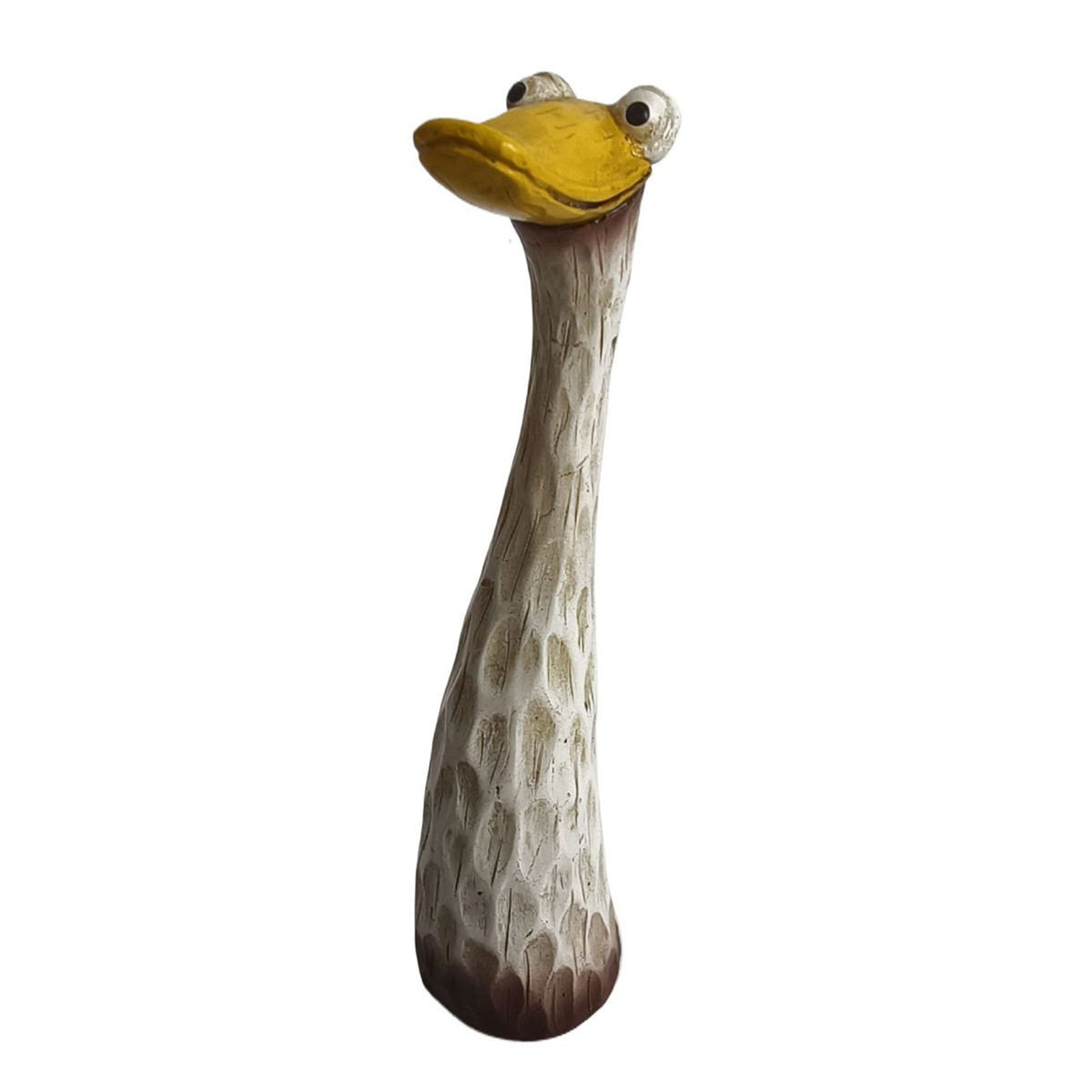 Outdoor Garden Deco Goose Resin Animal Statues, Fun Lawn Ornaments for Farmhouse or Microlandscape Design, Weatherproof & Durable