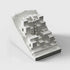 Rokko Housing Concrete Architectural Model - Minimalist Desk Decor & Collectible Sculpture for Architects and Design Lovers（White）
