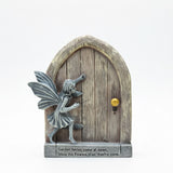 Whimsical Fairy Door Garden Statue Enchanting Outdoor & Indoor Decor for Flower Beds, Patios, Lawns, and Fairy Gardens