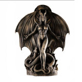 Lilith Inanna Goddess Statue - Gothic Resin Figurine, Halloween Home Decor