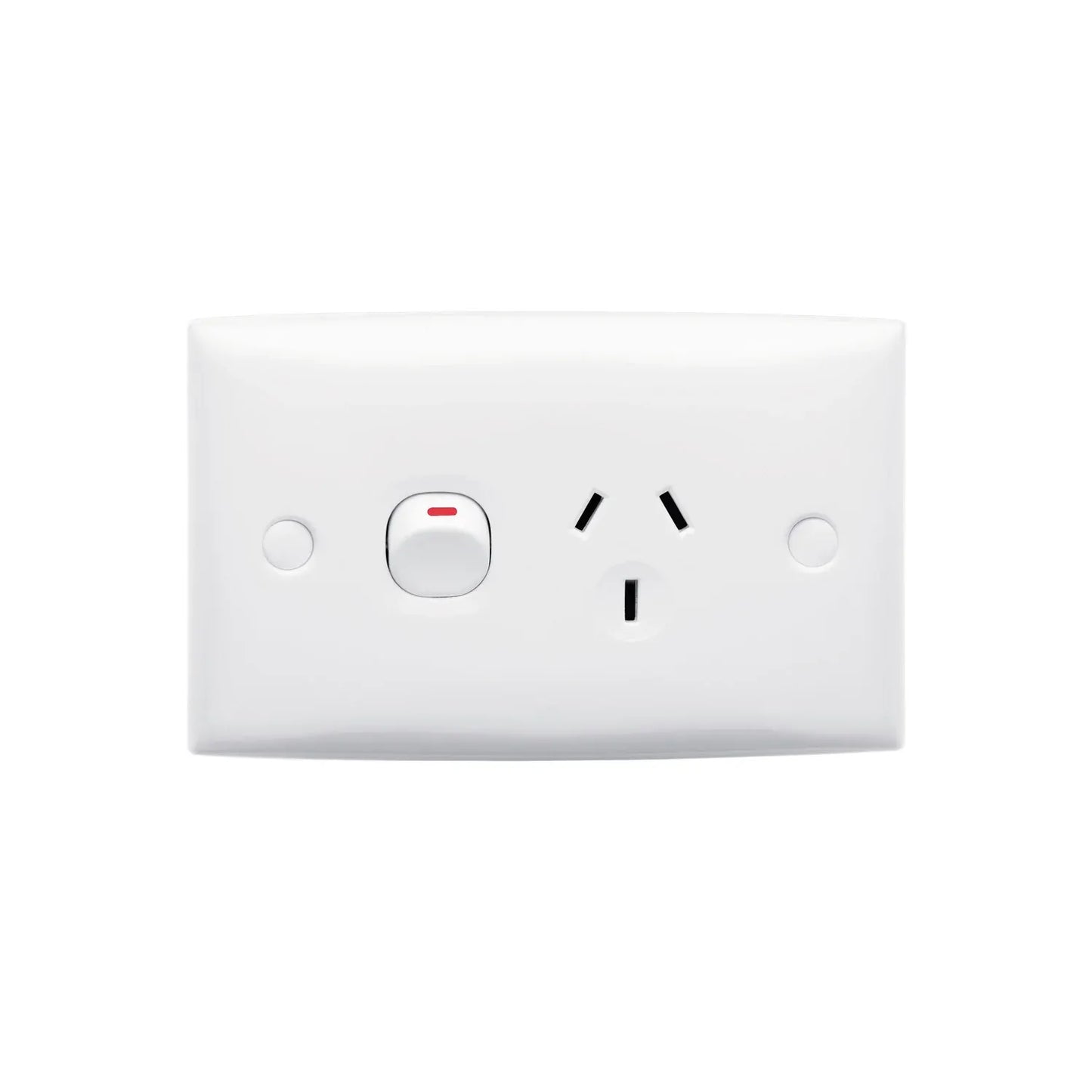 Clipsal Standard Series Power Outlet Single | White Electric | 15-WE