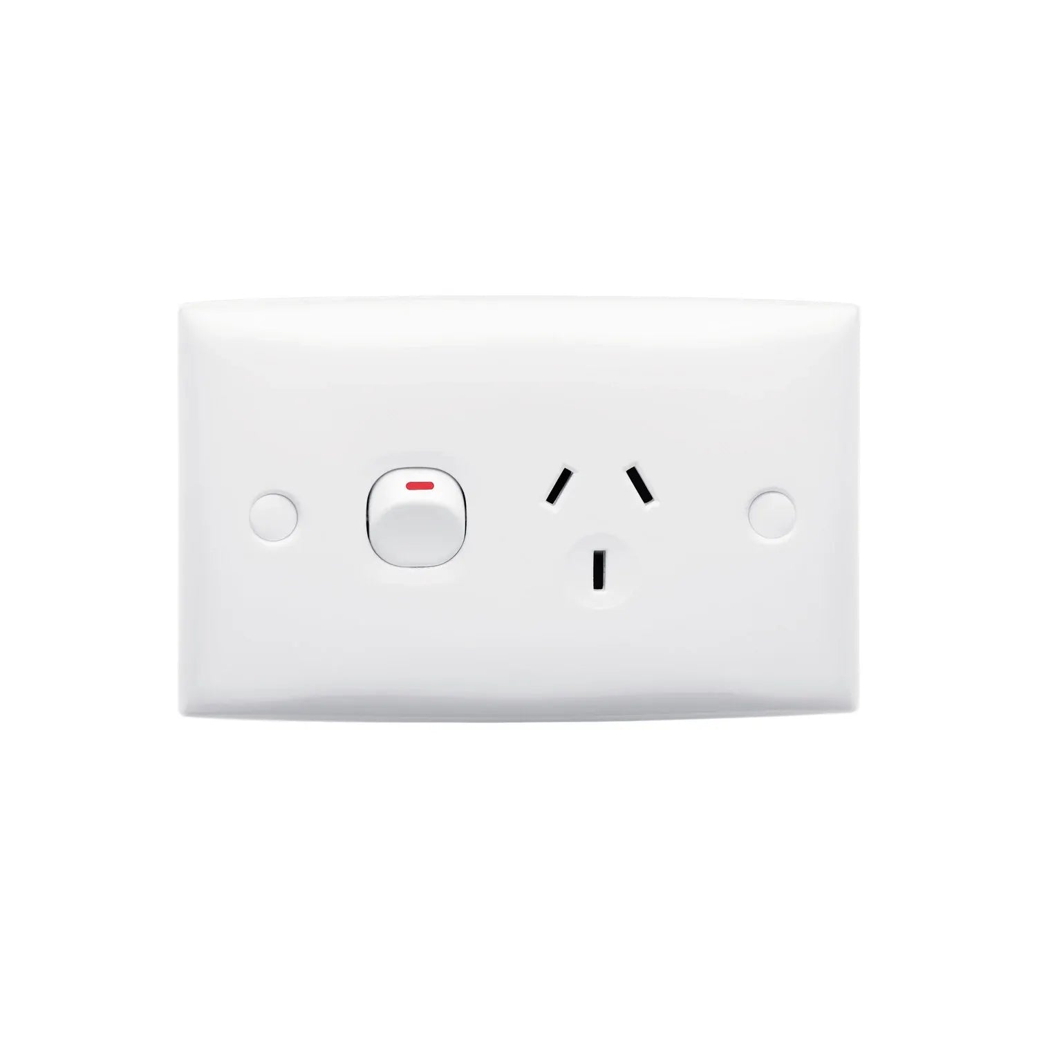Clipsal Standard Series Power Outlet Single | White Electric | 15-WE