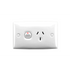 Clipsal Power Point 10A Single Standard Series Horizontal White Shuttered | 15S-WE