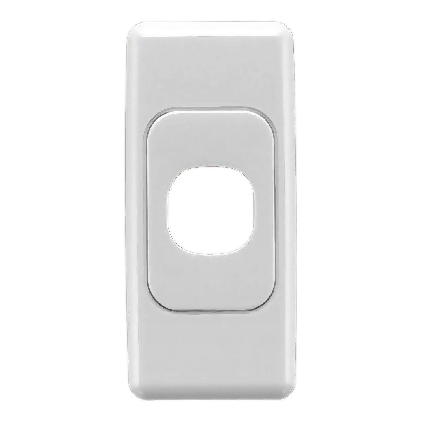 Clipsal 2000 Series Flush Surround and Grid Plate 1 Gang, Architrave | White Electric | 2031-WE