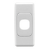 Clipsal 2000 Series Flush Surround and Grid Plate 1 Gang, Architrave | White Electric | 2031-WE