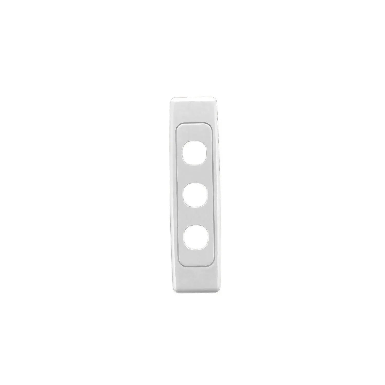 Clipsal 2000 Series Flush Surround and Grid Plate 3 Gang, Architrave | White Electric |  2033-WE