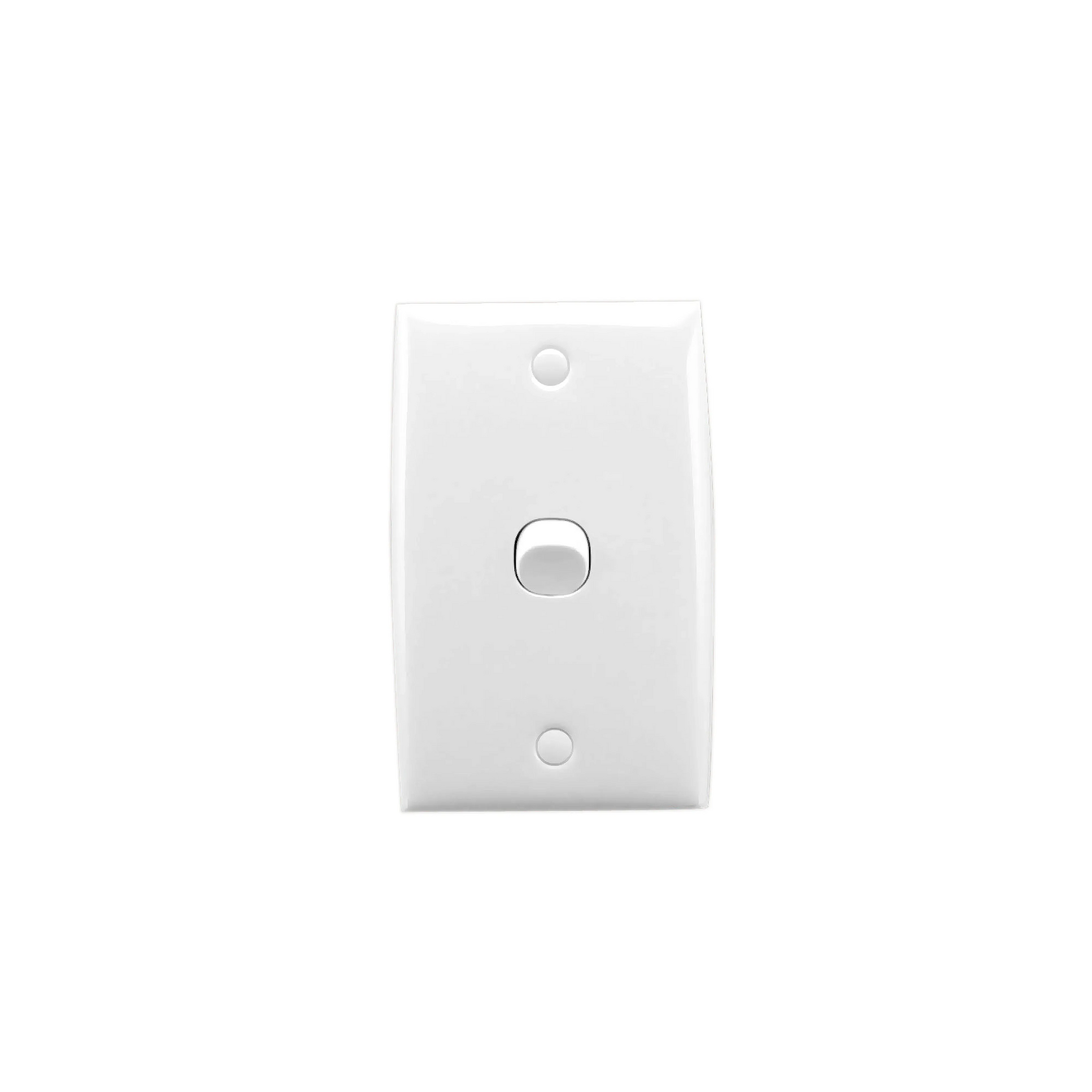 Clipsal Switch Vertical Standard Series 1 Gang 10A 250V White Electric | 31VA-WE