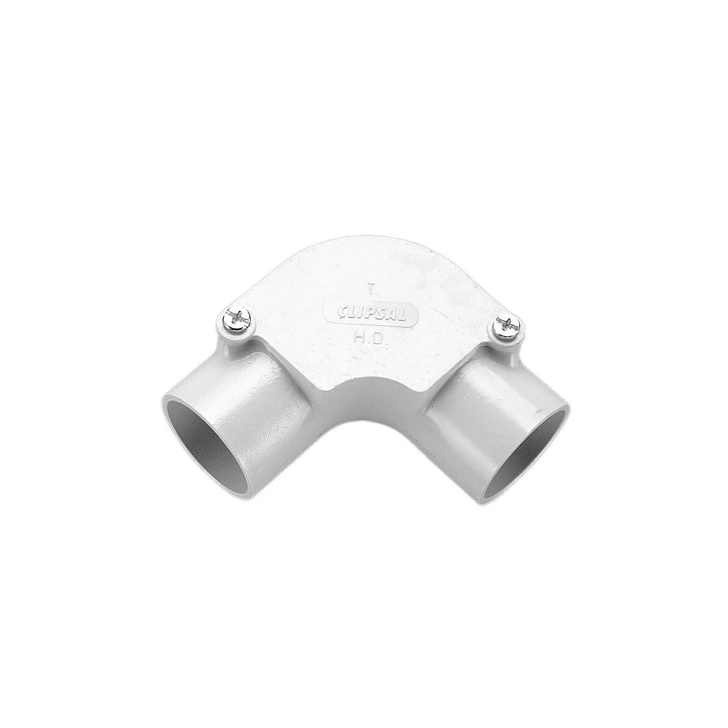 Clipsal Elbow Inspection PVC Fitting Conduit 40mm Grey | 244/40-GY