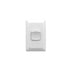 Clipsal Switch Flush Mount Rocker Standard 1 Gang 10A 250V 1 Pole 1/2 Way Vertical White | P2031VAWE