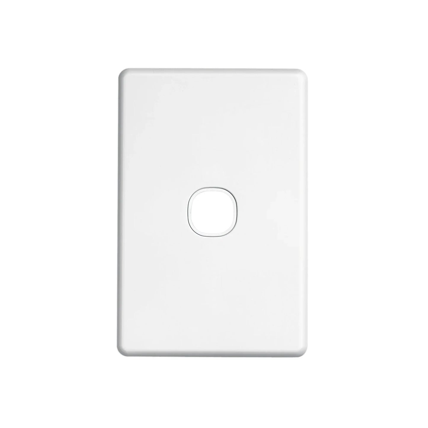 Clipsal Switch Grid & Cover Plate Flush Mount Standard 1 Gang Horizontal/Vertical White | C2031VHWE