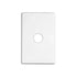 Clipsal Switch Grid & Cover Plate Flush Mount Standard 1 Gang Horizontal/Vertical White | C2031VHWE