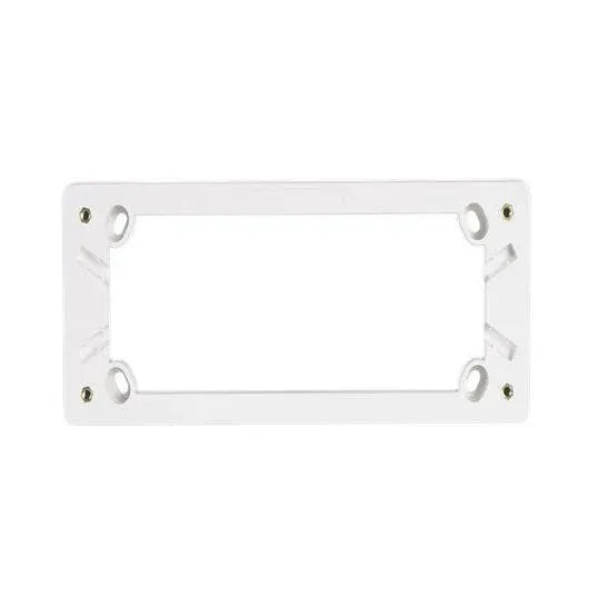 Clipsal Mounting Block Standard Rectangular 4 Gang D25mm White | C2015D4MBWE
