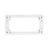 Clipsal Mounting Block Standard Rectangular 4 Gang D25mm White | C2015D4MBWE