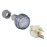 Clipsal Plug Top Rewireable Heavy Duty Flexible Straight 15A 250V 3 Pin Flat Clear | 439S15HDTR