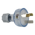 Clipsal Plug Top Rewireable Ordinary Duty 10A 250V 3 Pin Flat Clear | 439STR