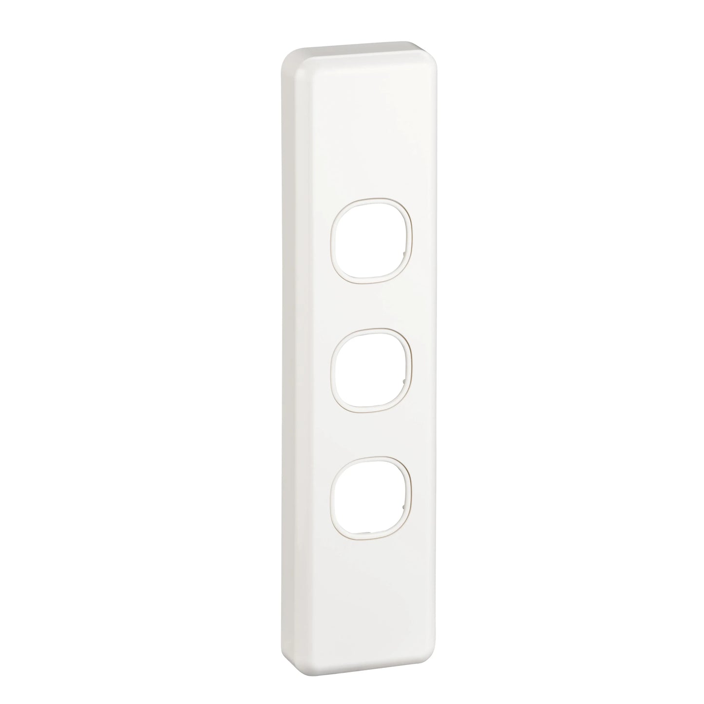 Classic C2000 Series Switch Grid Plate and Cover 3 Gang, Architrave | White Electric C2033-WE