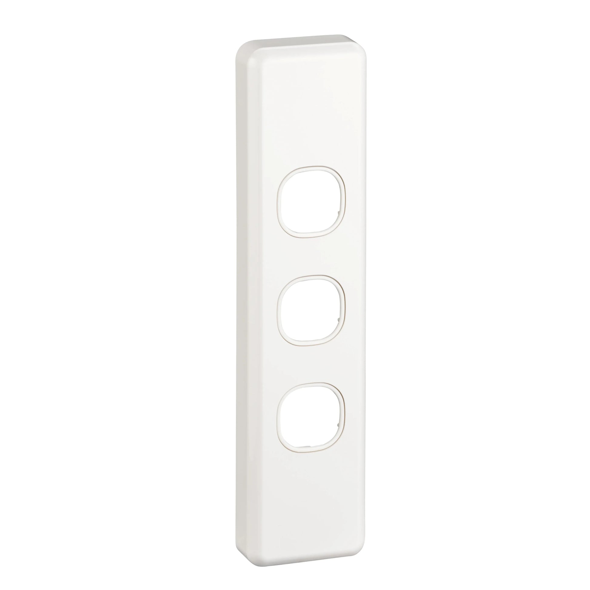Classic C2000 Series Switch Grid Plate and Cover 3 Gang, Architrave | White Electric C2033-WE