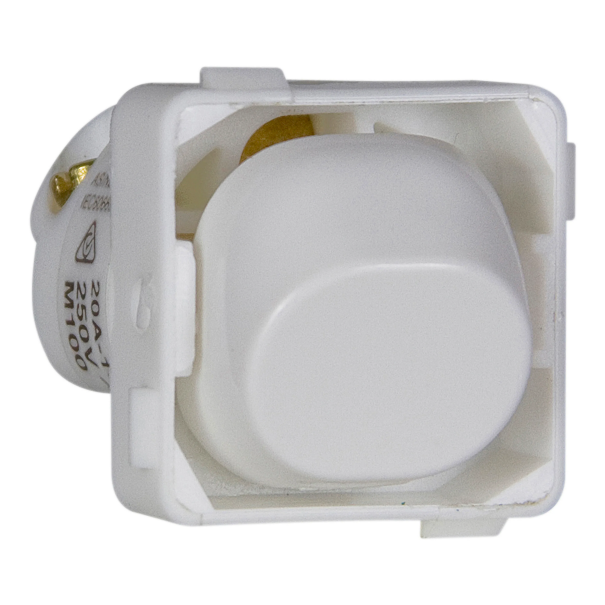 Clipsal Switch Mechanism Rocker Universal 1 Gang 20A 250V 1 Pole 1/2 Way White | 30USMWE
