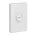 Clipsal Cooker Switch Rocker Flush Mount Standard 1 Gang 45A 250V Vertical White | C2031V45WE