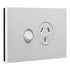 Clipsal Power Point 10A Single Saturn Zen Horizontal White | Z4015-ZW