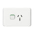 Clipsal Power Point 15A Single Iconic Horizontal White | 3015/15-VW