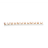 Clipsal Max 4 Fork type busbar 1P 80 A 12 modules | 4BB4/12