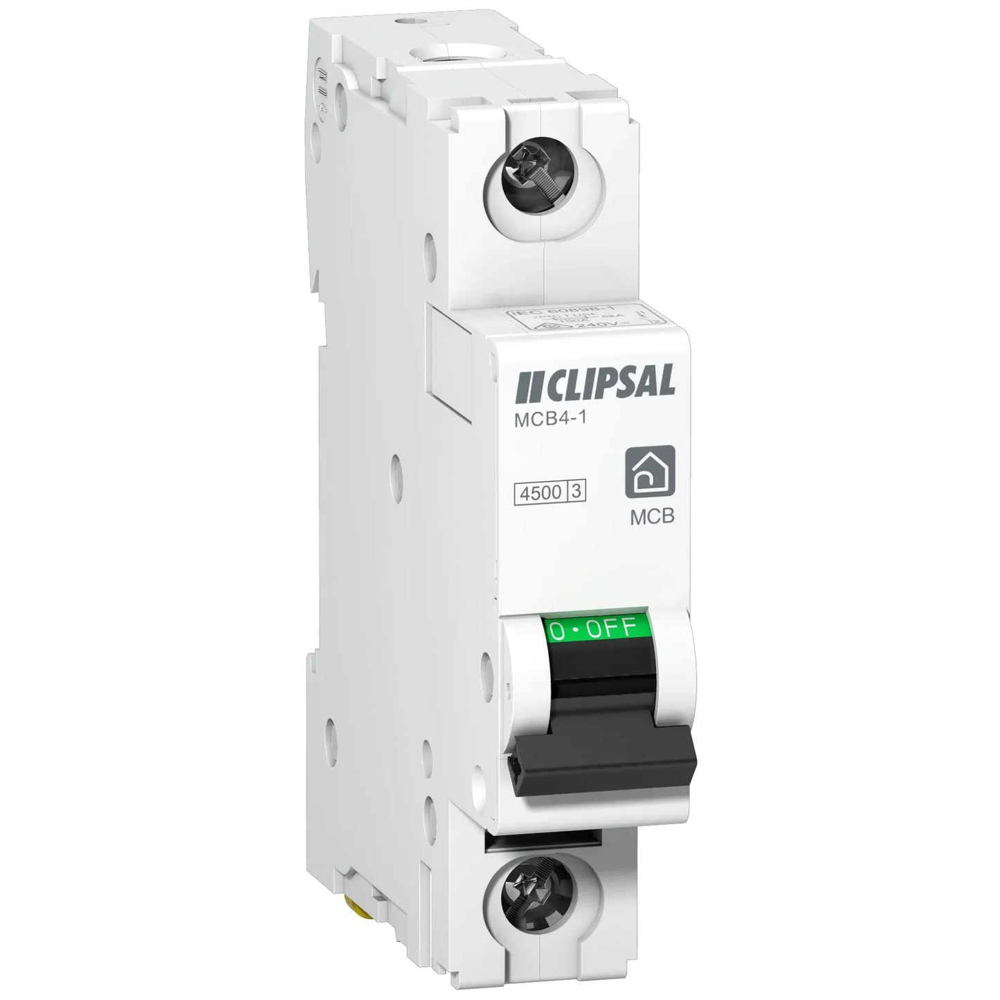 Clipsal Resi MAX Miniature circuit breaker 1P 10A C curve 4500 A 240V | MCB4-110