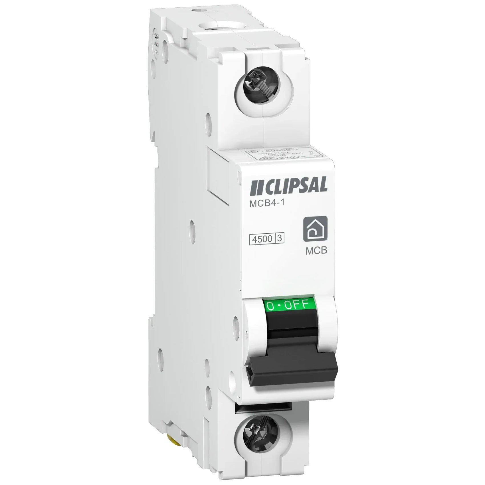 Clipsal Resi MAX Miniature circuit breaker 1P 32 A C curve 4500 A 240V | MCB4-132