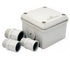 Alco Junction Box Weatherproof 85mmHx85mmWx62mmD IP56 Grey PVC | EZIBOX0