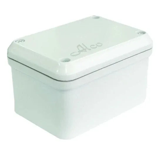 Alco Junction Box Weatherproof 105mmHx105mmWx72mmD IP56 Grey PVC | EZIBOX1