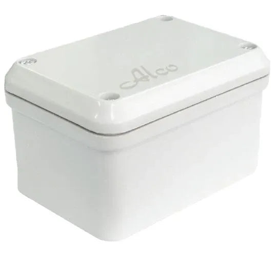 Alco Junction Box Weatherproof 120mmHx120mmWx90mmD IP56 Grey PVC | EZIBOX3