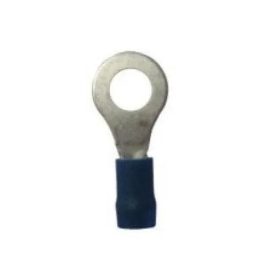 Alco Ring Terminal Insulated Double Grip 1.5-2.5mm M4 Stud Blue | RB4/100