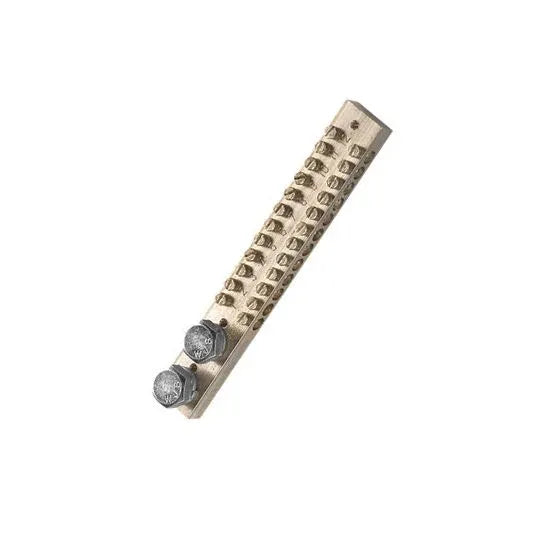 Clipsal Blue Point Bare Link Bar 165A 500V 12 Hole Front Wiring Base Mount For 16-16 mm Cable | BP165D12