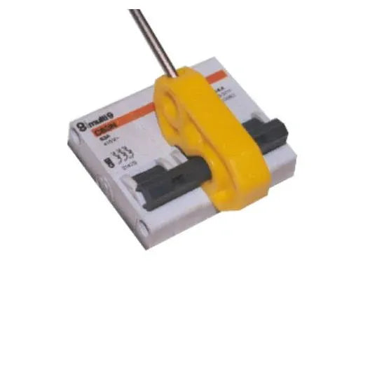 Cirlock Universal Lockout Device 42mm x 25mm x 10mm 8mm Hole Nylon Plastic Yellow | UCL1