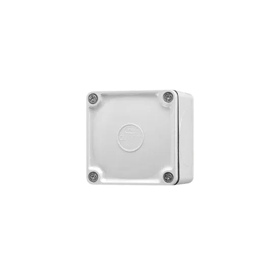 Clipsal Adaptable Box w/Opaque Lid General Purpose Weatherproof Rectangular Industrial Grey IP56 PVC 77 Wx54 Dx77 H mm | 265/1GRY