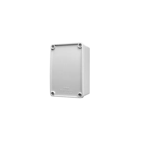 Clipsal Adaptable Box w/Opaque Lid General Purpose Rectangular Industrial Grey IP56 PVC 108 Wx81 Dx163 H mm | 265/4GRY