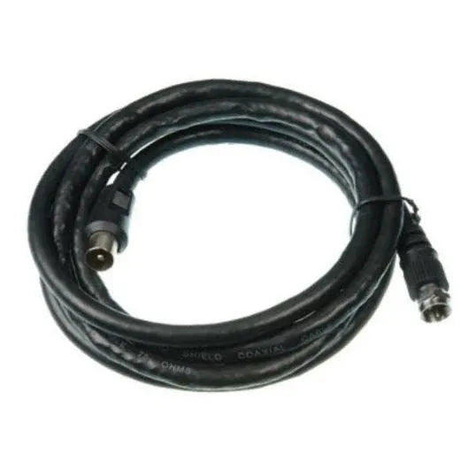 Digitek Quad TV Fly Lead PAL Male to PAL Male Black | 06A18MQB