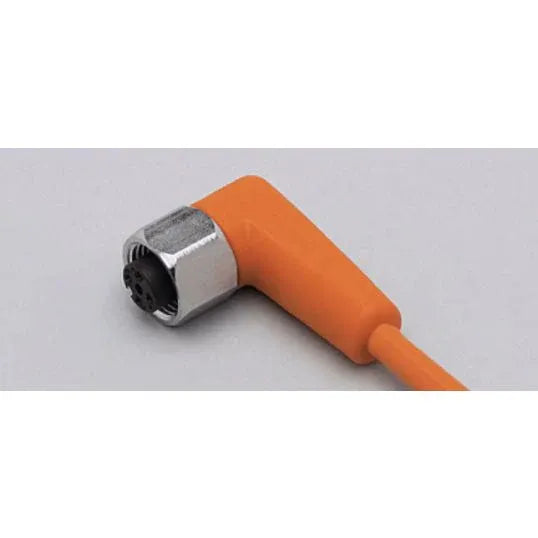 Efector M12 5 Pin Sensor Connector Angled Socket 5m L <250V/<300VDC | EVT004