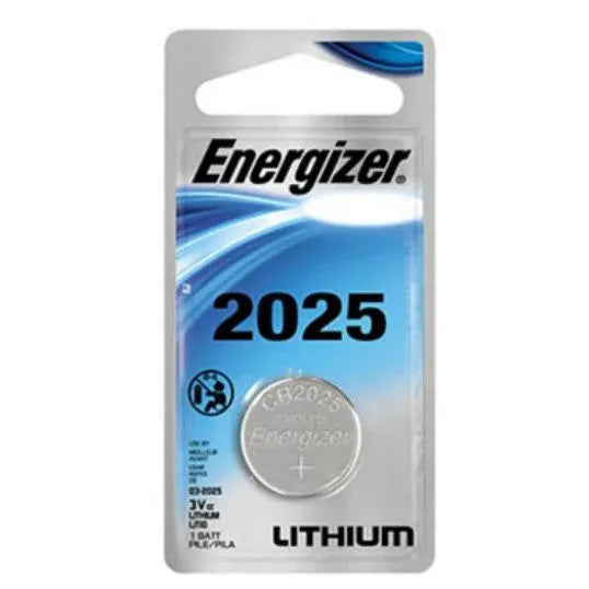 Energizer Coin Battery Lithium/Sealed Lead Acid 3V Size AA/CR2025 | ECR2025BS1